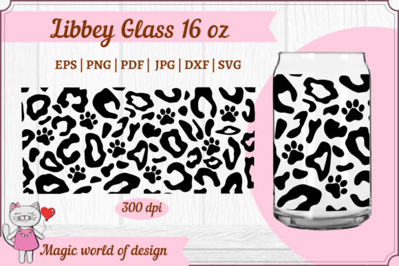 Black Leopard Dog Paw SVG & Glass Design Review