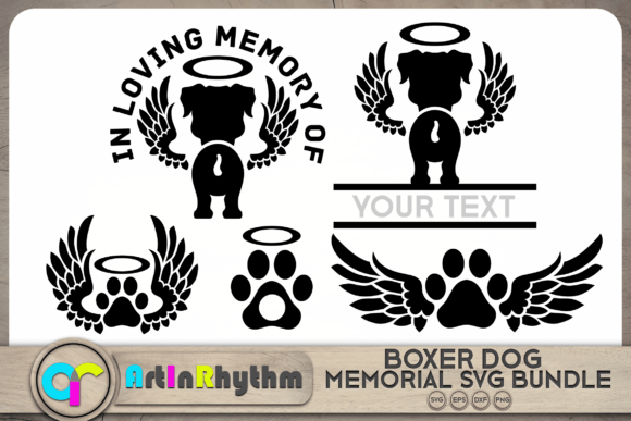 Boxer Pet Dog Memorial SVG – Hands-On Design Review