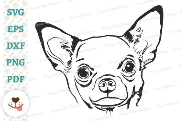 Chihuahua Dog Face SVG Vector Cut File Review