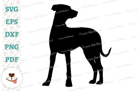 Doberman Dog Silhouette Svg Png Cut File