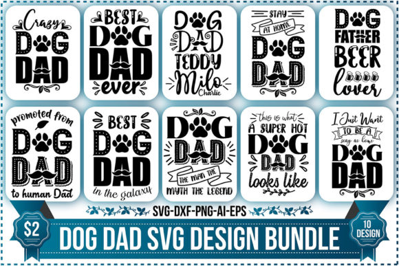 Dog Dad SVG Design Bundle Review