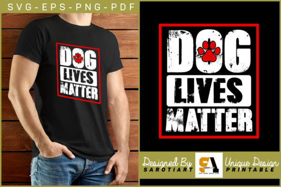 Dog Lives Matter T-shirt Dog Lovers Svg: A Designer's Review