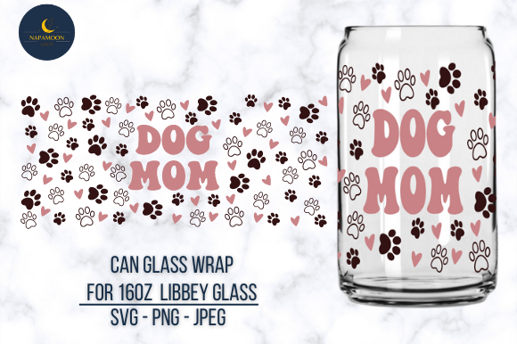 Dog Mom Can Galss, Dog Paw Svg: Real Talk for Embroidery Designers