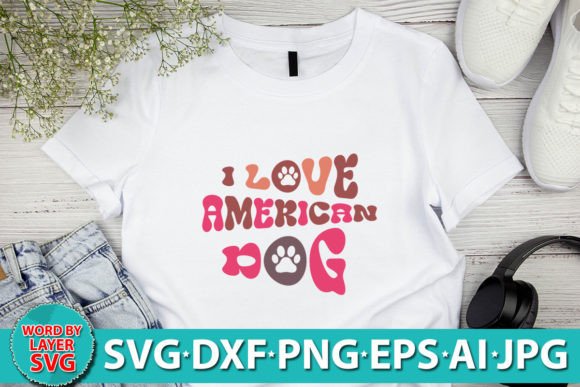 I Love American Dog RETRO SVG: A Designer's Review