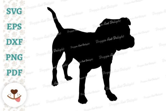 Mutt Dog Silhleutte SVG PNG DXF Cut File Review