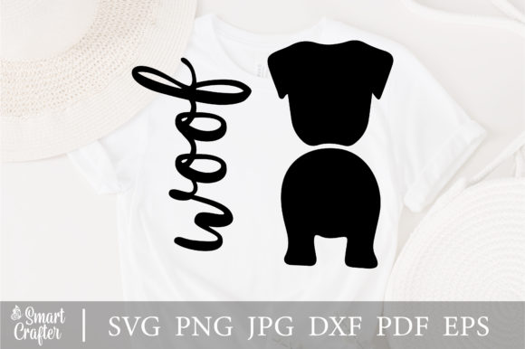 Pug Dog Butt Svg Design